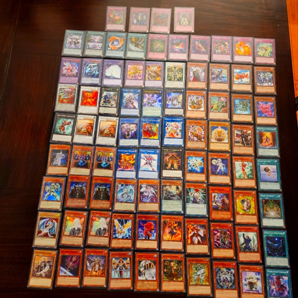 84 YU-GI-OH CARDS/ NEW WITH THE SLEEVES
